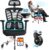 Silla de Oficina Ergonómica 200 KG, Silla de Escritorio con Reposabrazos 4D, Asiento Ajustable en Profundidad, Ruedas de Goma, Inclinación de 4 Posiciones, Respaldo Alto, Certificada EN 12520